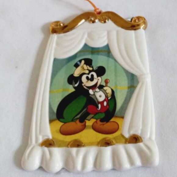 WDCC Magician Mickey Ornament 1997 Walt Disney Collectors Society EUC 4x3 - Picture 4 of 6